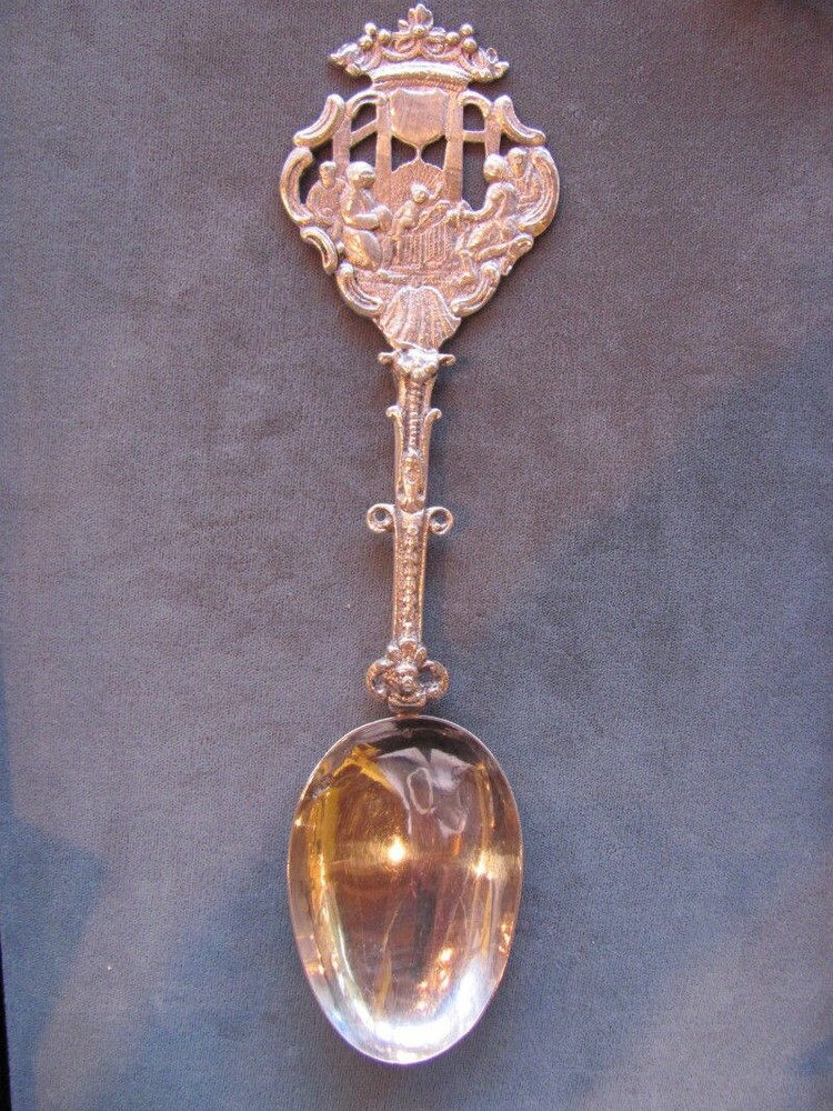 Antique Dutch Silver .833 Spoon Circa 1890