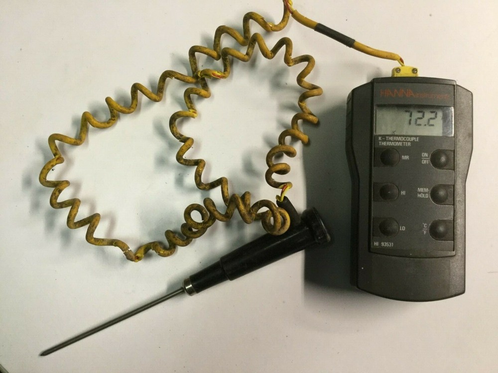 Hanna High Range Thermometer with K type thermocouple- HI 93531