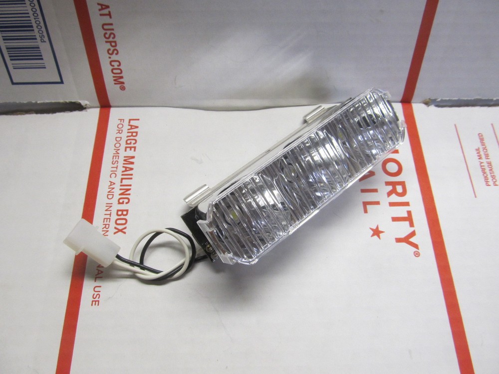 Whelen Justice Series LED Con 3 Clear White Inboard Module