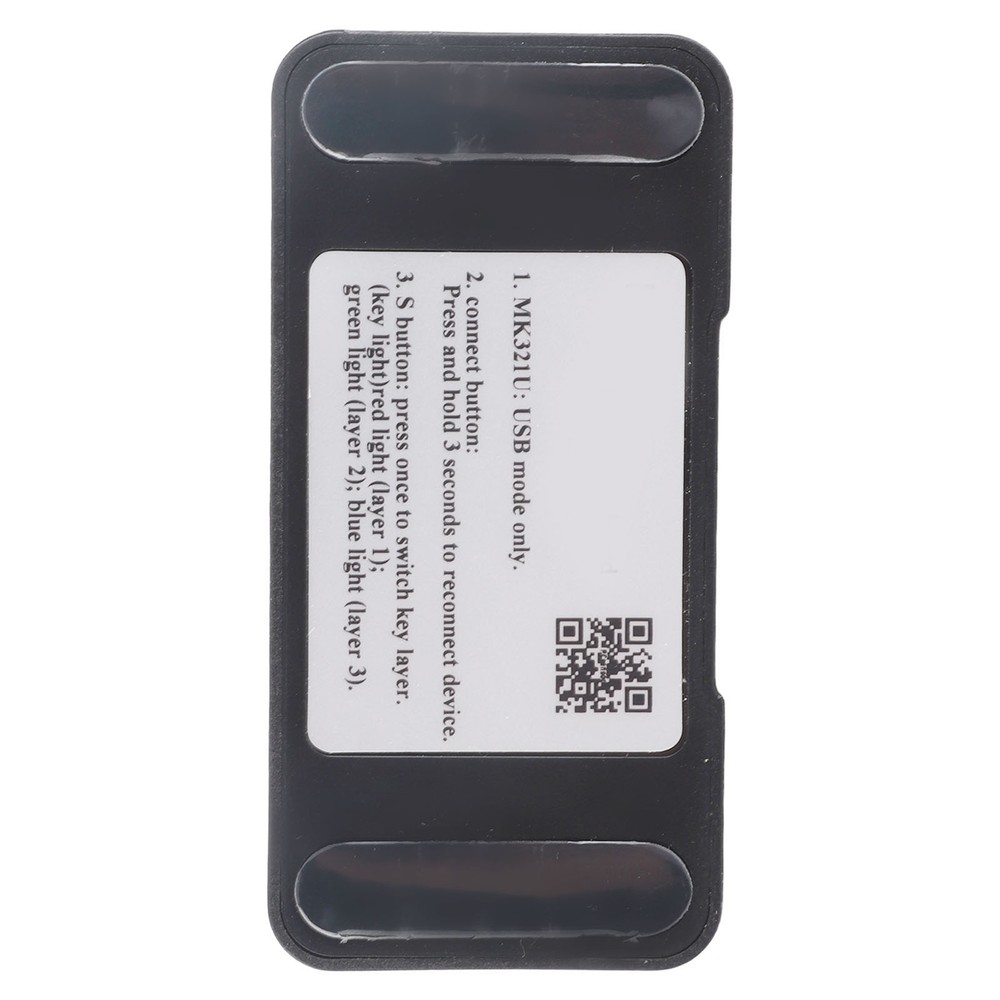 Black 3 Key Keypad RGB Backlit 3 Keys USB Interface Mini Mechanical Program