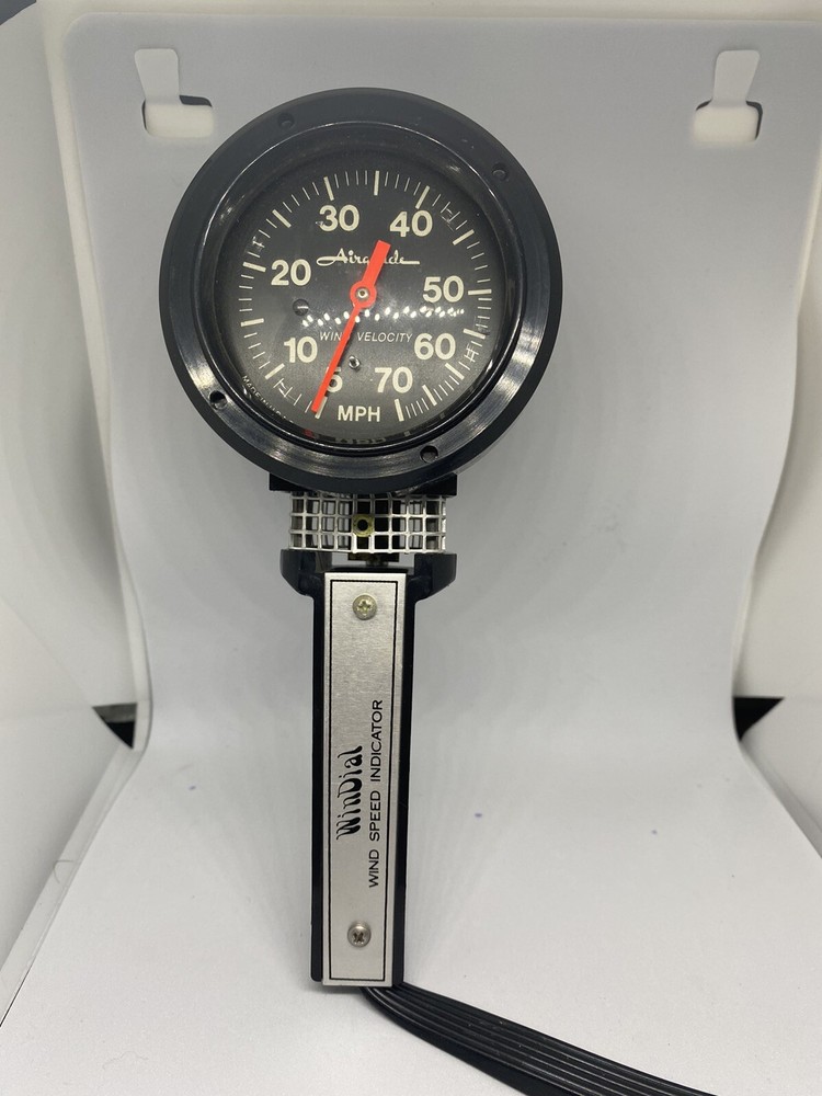 Vintage Airguide Model 918 Wind Speed Indicator Windial