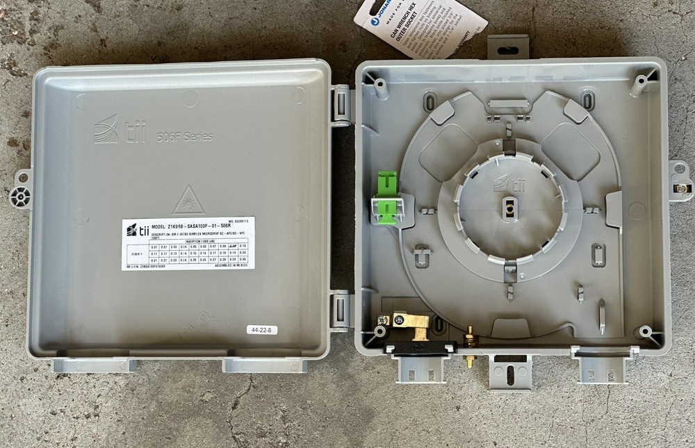 Network Interface Devices Slack Nid Tii 506R W/100ft Spool Installed New -