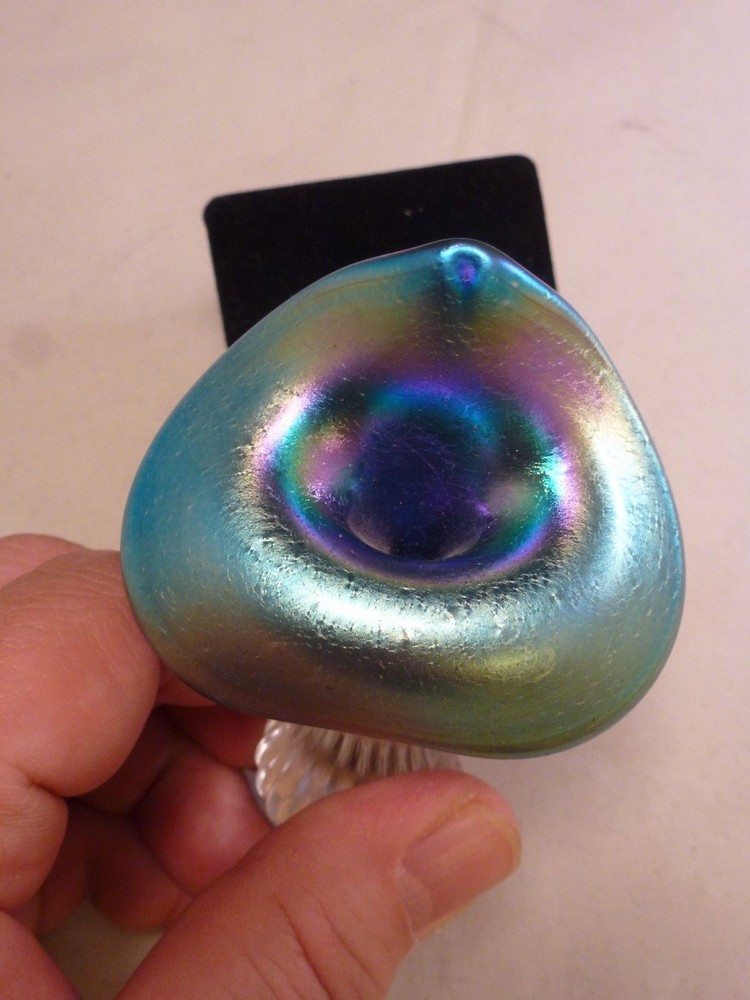 IRIDESCENT GLASS BOTTLE STOPPER FROM ABELMAN STUDIOS Jack Pulpit
