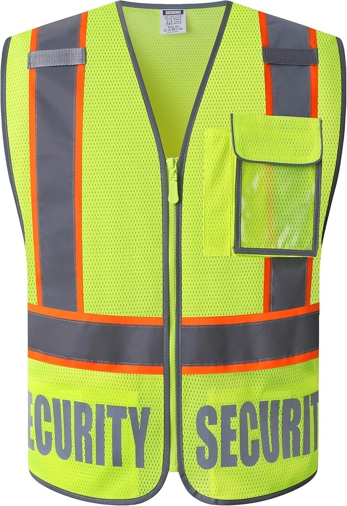 Heavy Duty Mesh Safety Vest with Reflective Strips