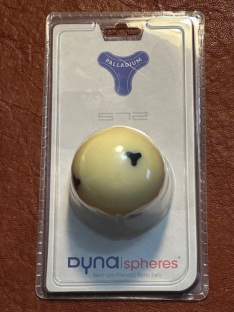 Replacement Dynaspheres Palladium Cue Ball.