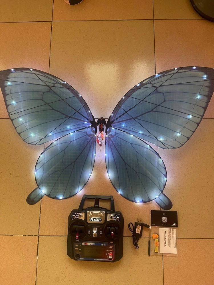 RC LED Flying Butterfly (Flapping Wings) – Remote Control Event / Party Prop