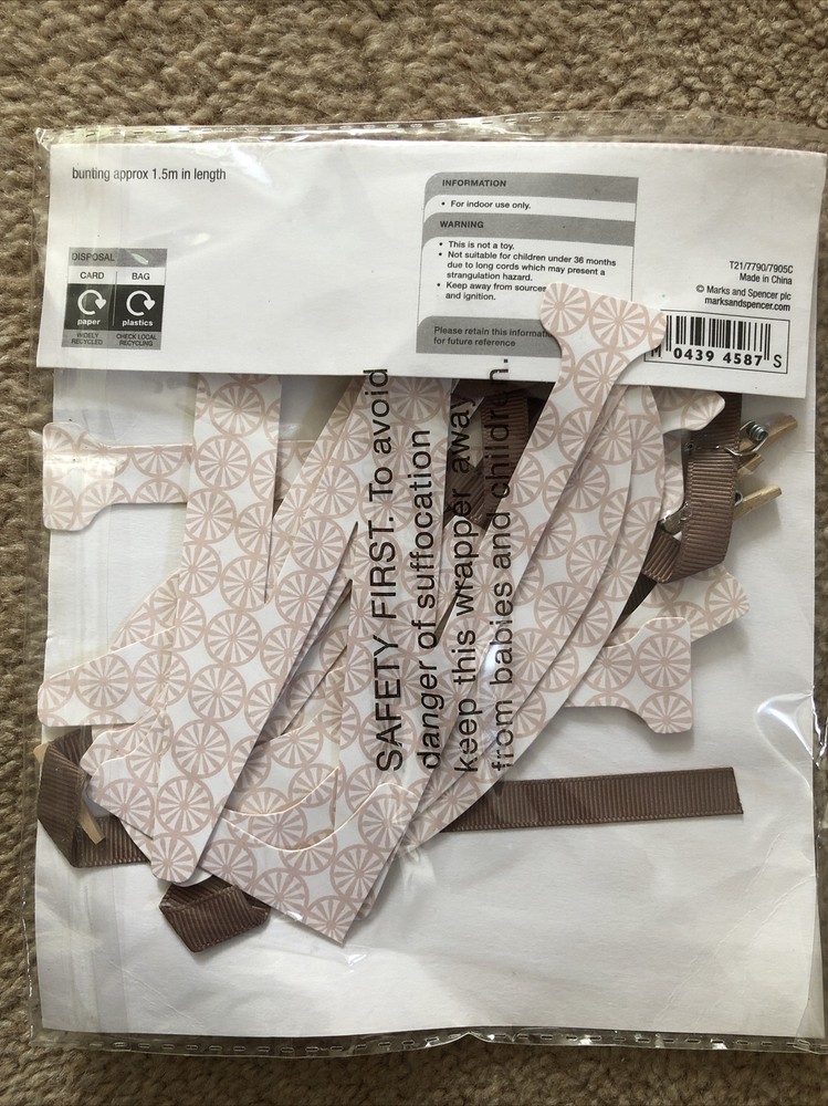 M&S Wedding Bunting 1.5m