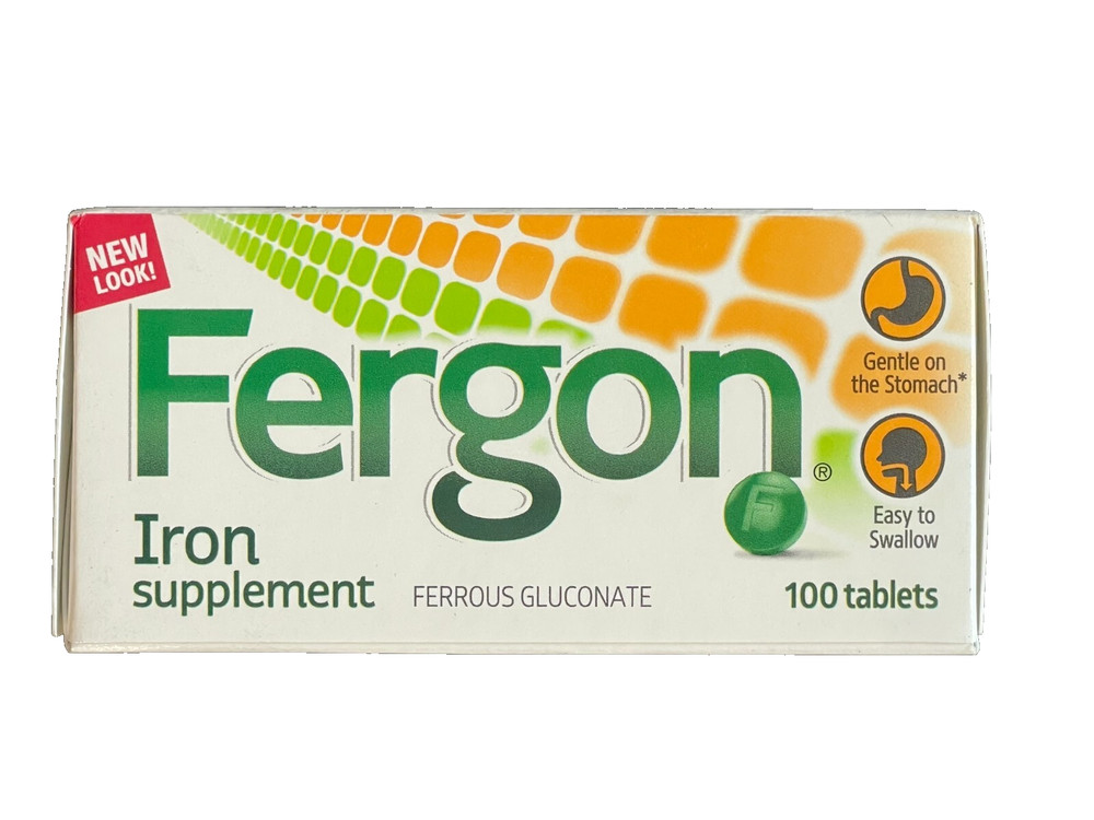 Fergon Iron Supplement Tablets 100 Tabs By Fergon