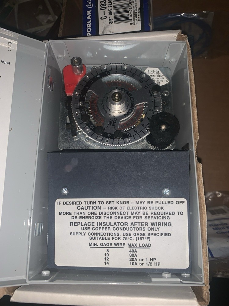 Precision 6145-20 Defrost Timer with NEMA III Enclosure