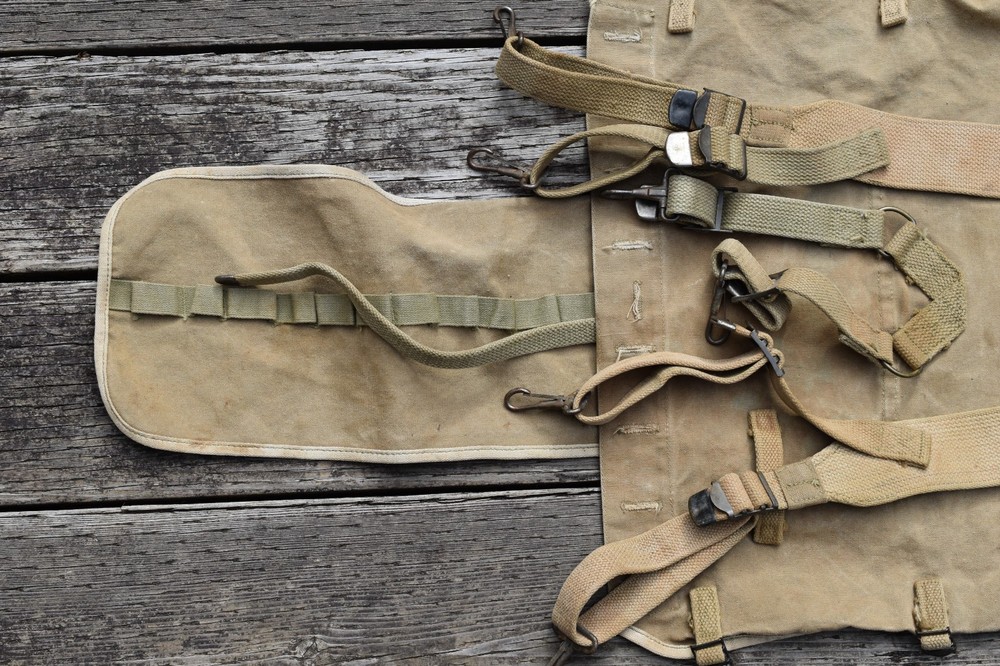 WW1 Haversack Field pack US Army Khaki