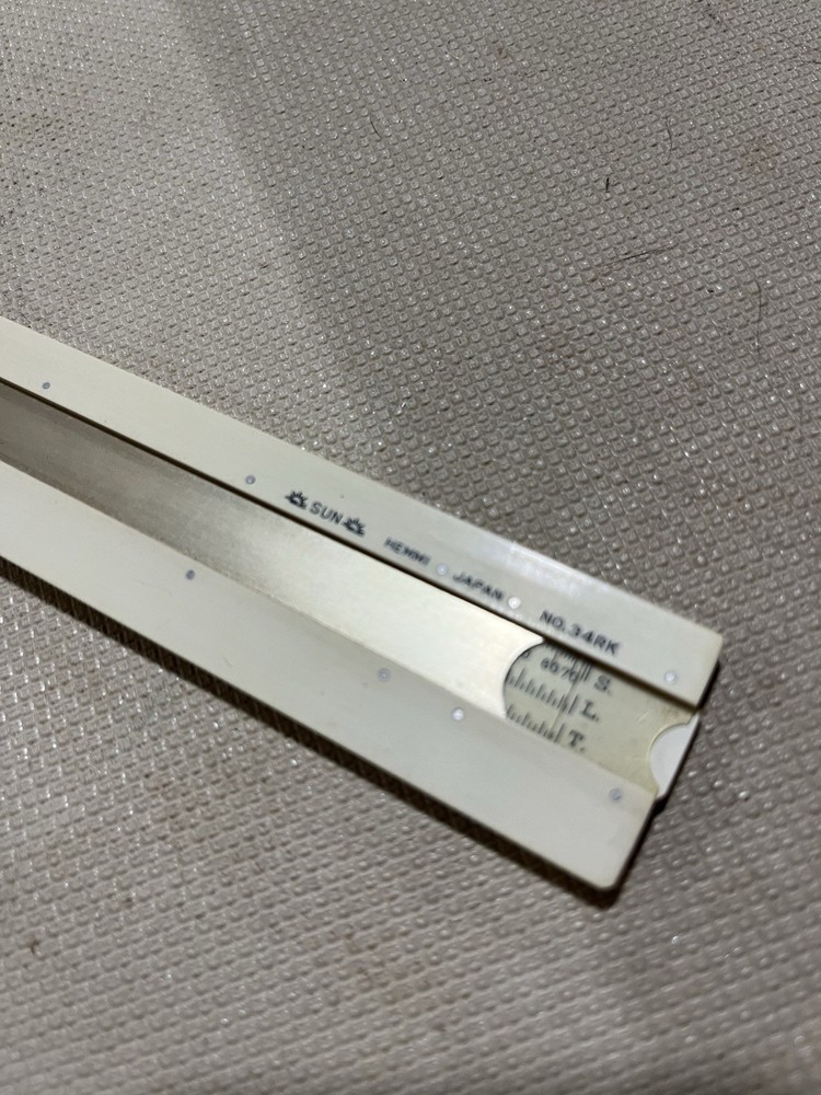 Vintage Post Versa Log Slide Rule