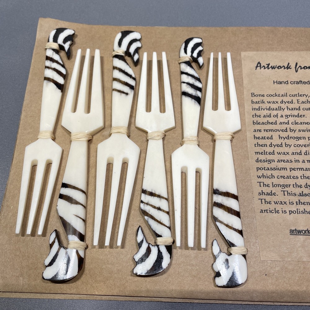 African Bone Cocktail Cutlery
