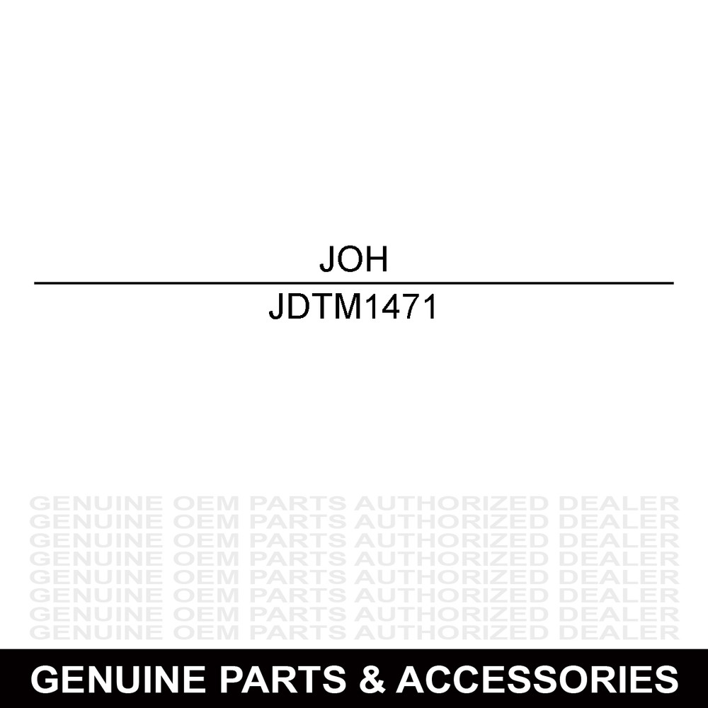John Deere TM1471 Technical Manual