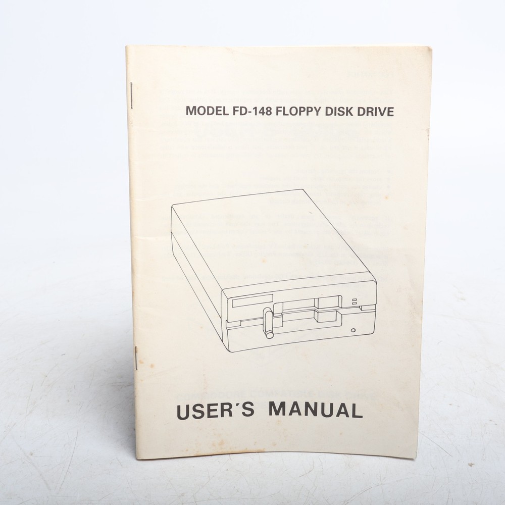 Manual FD-148 Floppy Disk Drive for Commodore 64