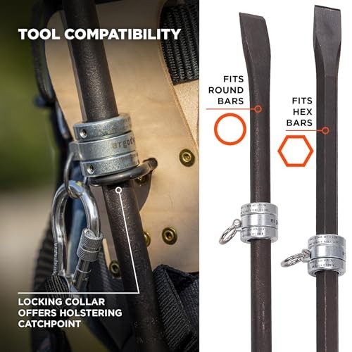 Squids 3791 Sleever Bar Lock Collar with Tethering Attachment Point for .75 in