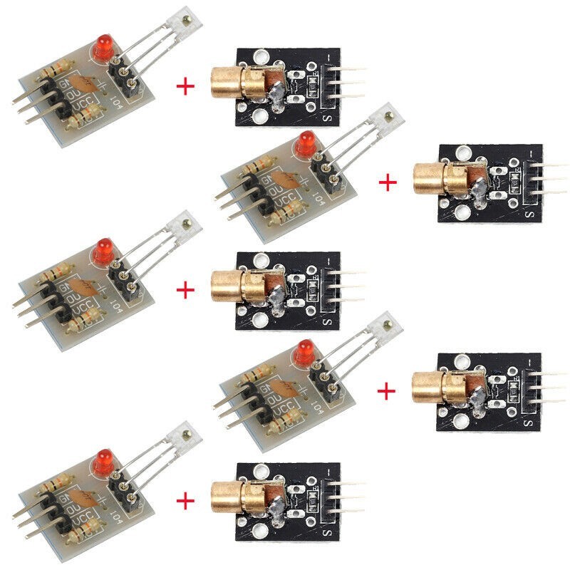 Sensor Module Receiver With KY-008 Transmitter 10pcs Board Replacement