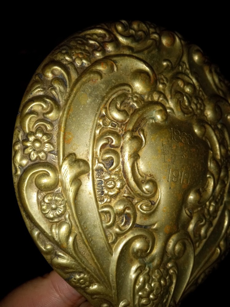 Vintage Hand Mirror Samuel M Levi 1918