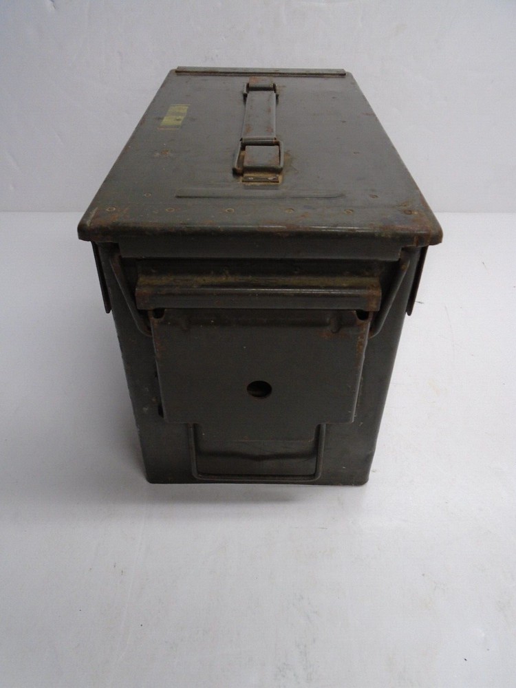 Vintage "SCF METAL AMMO BOX - Marked "MATCH"