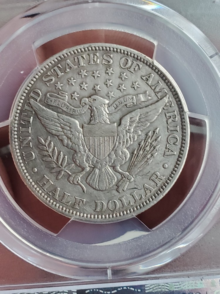 1901 Silver Barber Half Dollar PCGS XF