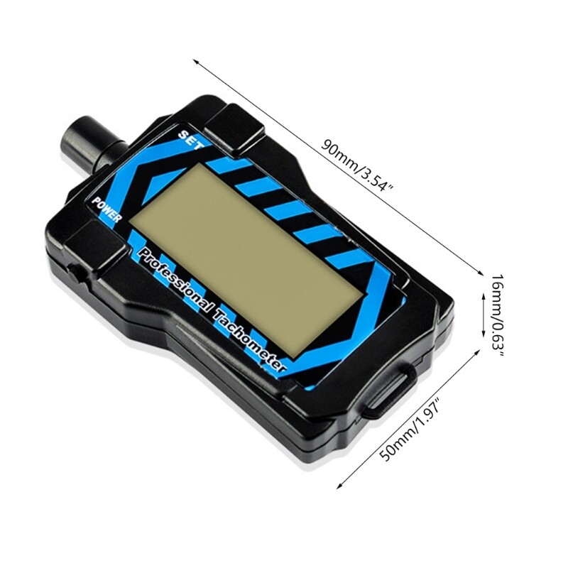 Handheld Optoelectronic Digital Display Tachometer Reliable Speed Meter