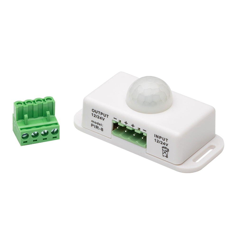 Automatic DC 12V-24V 6A/8A infrared PIR Motion Sensor Switch For LED Strip Light