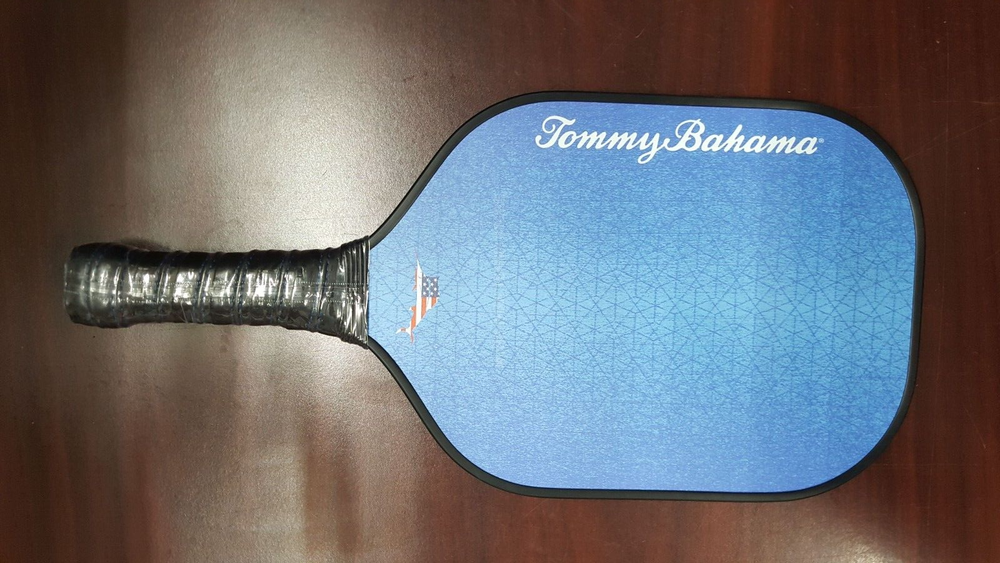 Tommy Bahama Pickleball Paddle Textured Surface Light Blue Polypropylene honey