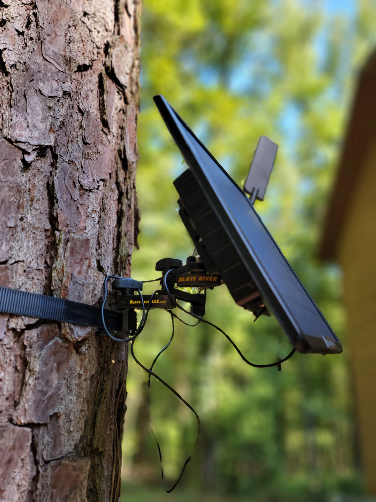 Dual Arm Trail Camera Mount Ratchet Strap