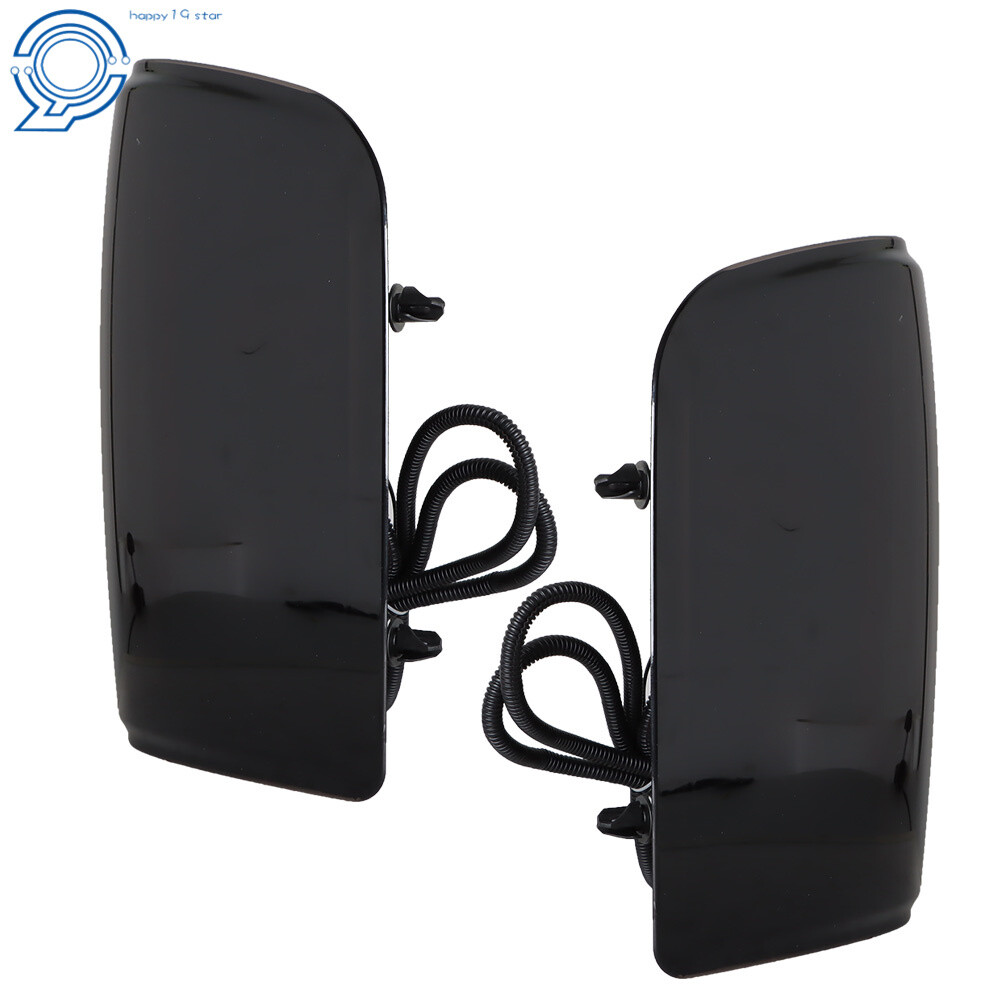 Black LED Tail Lights Assembly Fit For 2007-2013 Chevy Silverado Left+Right Side