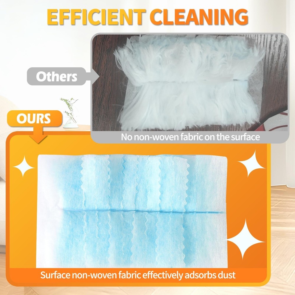 60 Count Electrostatic Duster Refills Compatible with Swiffer Duster,Multi-Su...