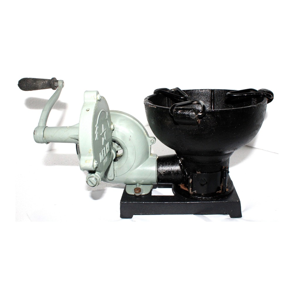 Vintage Style Forge Furnace With Hand Blower With Handle - Blacksmith Forge