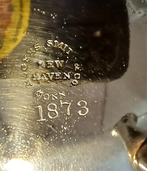 Rogers Smith Sugar Bowl, silverplate, with silvercloth storage bag