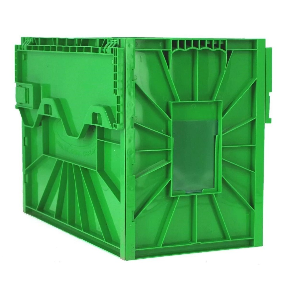 BCW Short Comic Book Bin Heavy Duty Stackable Plastic Box Holds 150 Bags Green