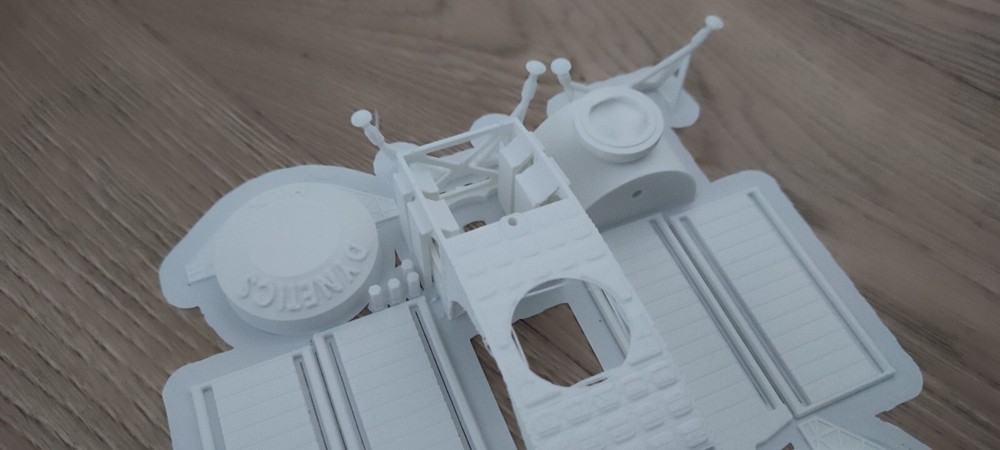 3d printed Dynetics Lunar Lander 1:48