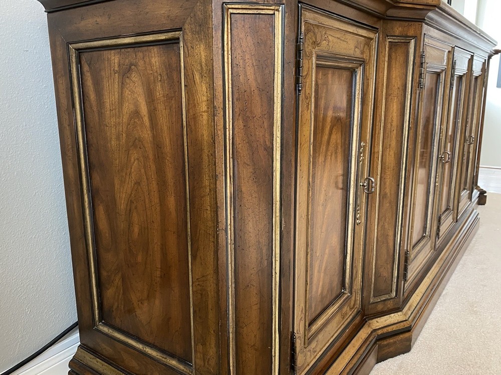 Vintage Drexel Heritage Sketchbook Credenza Sideboard Buffet