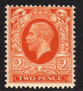 GREAT BRITAIN 1934 2d INTERMEDIATE FORMAT SPEC.N54 MNH.