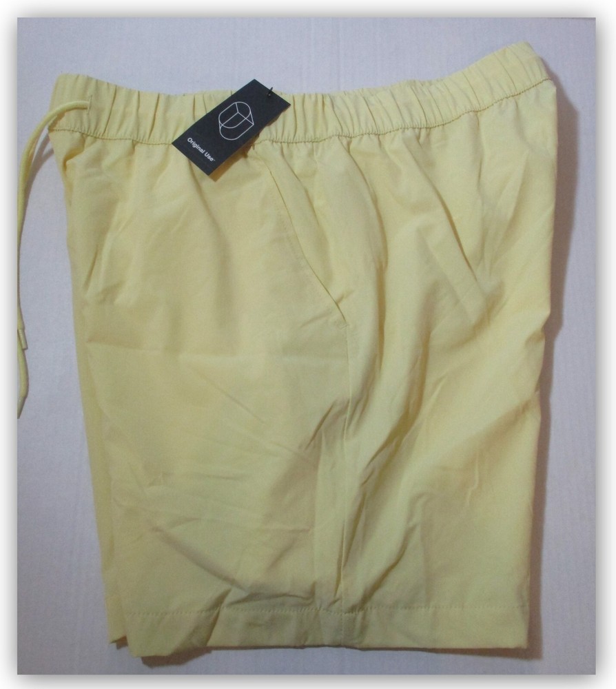 Original Use 6” Inseam Pull On Woven Short Stretch elastic/tie LINER 3 pocket