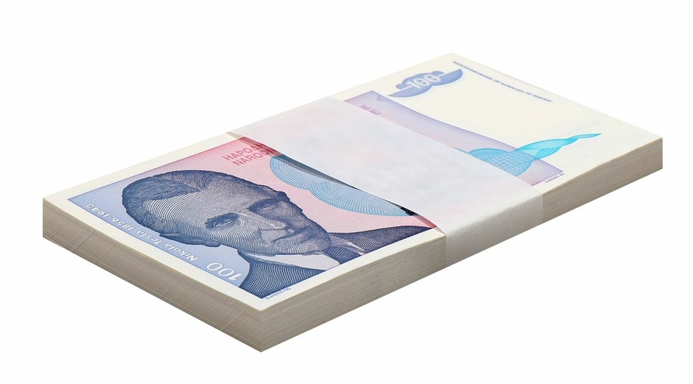 Yugoslavia 100 Dinara, 1994, P-139, UNC X 100 PCS Bundle Pack