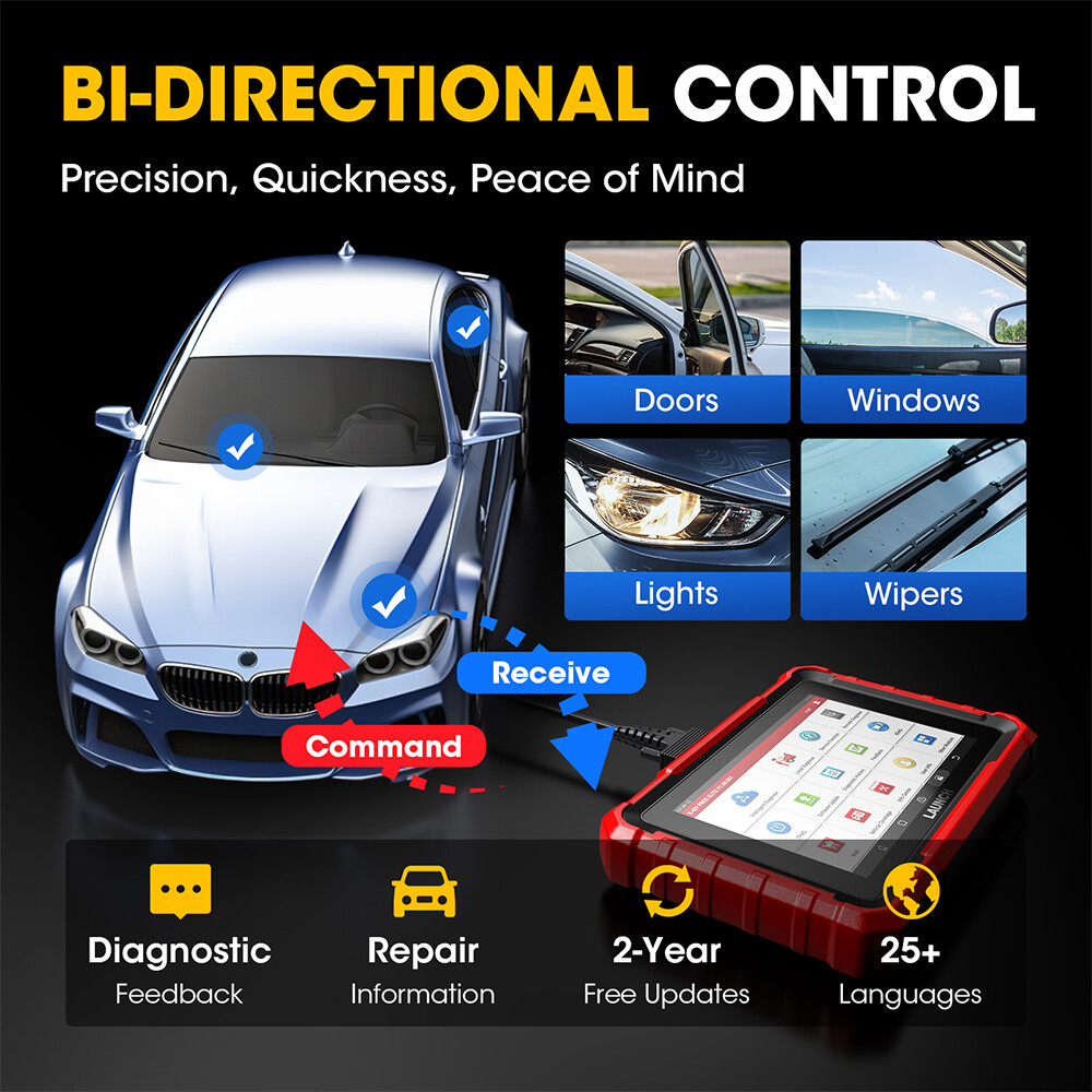 LAUNCH X431 Pros Elite V+ Pro3S+ Bidirectional Car Diagnostic Scanner Key Coding