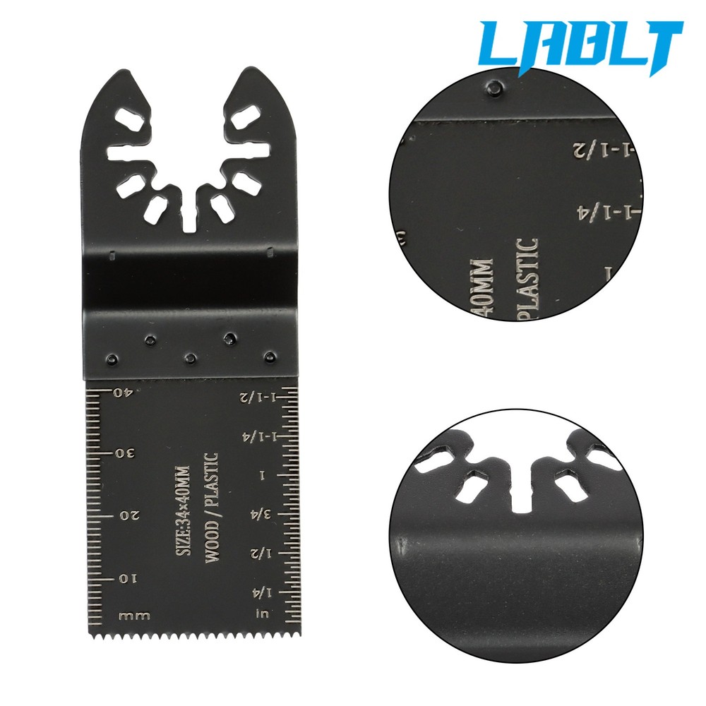 LABLT 35PCS Multitool Blades Titanium Oscillating Tool Quick Saw Blades
