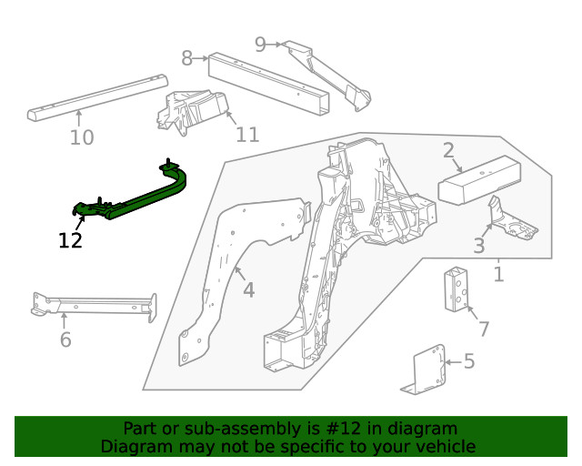 Genuine GM Glass Support 84490331