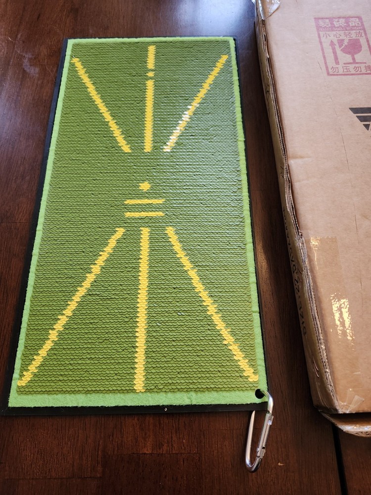 PGM Velvet Golf Training Mat Swing Detection Practice Training Hitting Aid Game