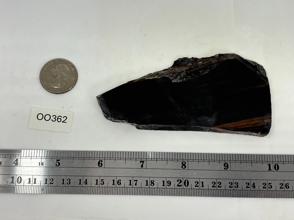 Tri-flow Sheen/Lace Obsidian Slab Lapidary Cabbing Knapping Combo ship avail