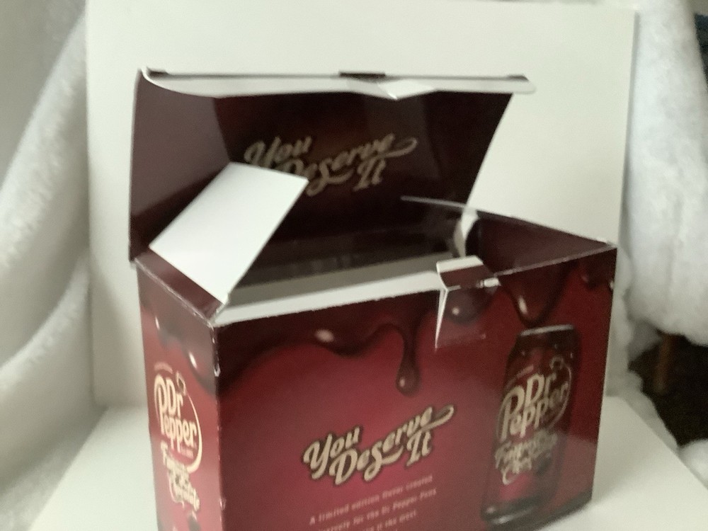 Limited Edition Dr. Pepper Fantastic Chocolate Empty Cans