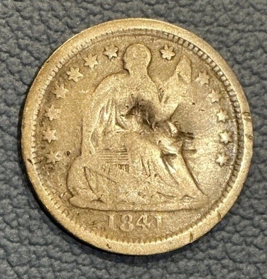 1841-O Seated Liberty Silver Half Dime - Details