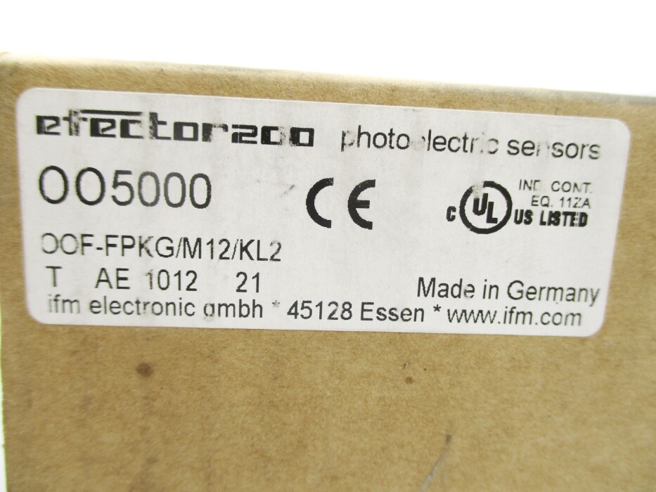IFM EFECTOR OOF-FPKG/M12/KL2 OO5000 NSMP