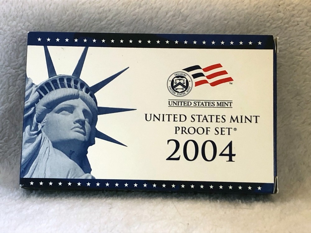 2004 US Mint Proof Set Complete with Box & COA