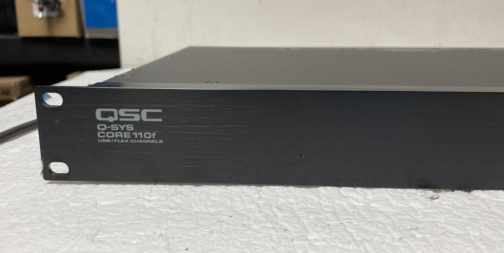 QSC Q-Sys Core110F Network Audio Processor For Parts *READ