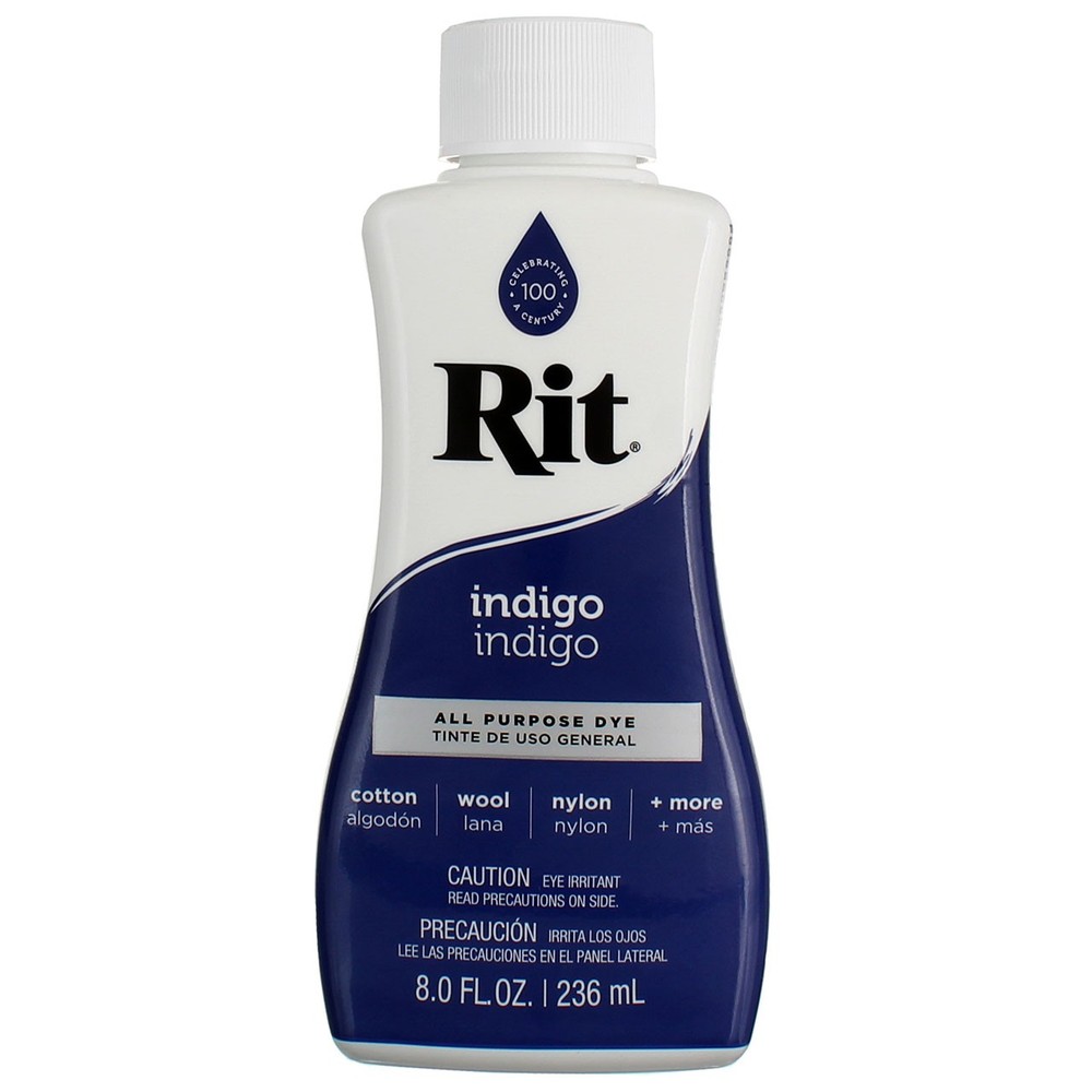 2 Pack Rit All Purpose Dye, Indigo, 8 fl oz