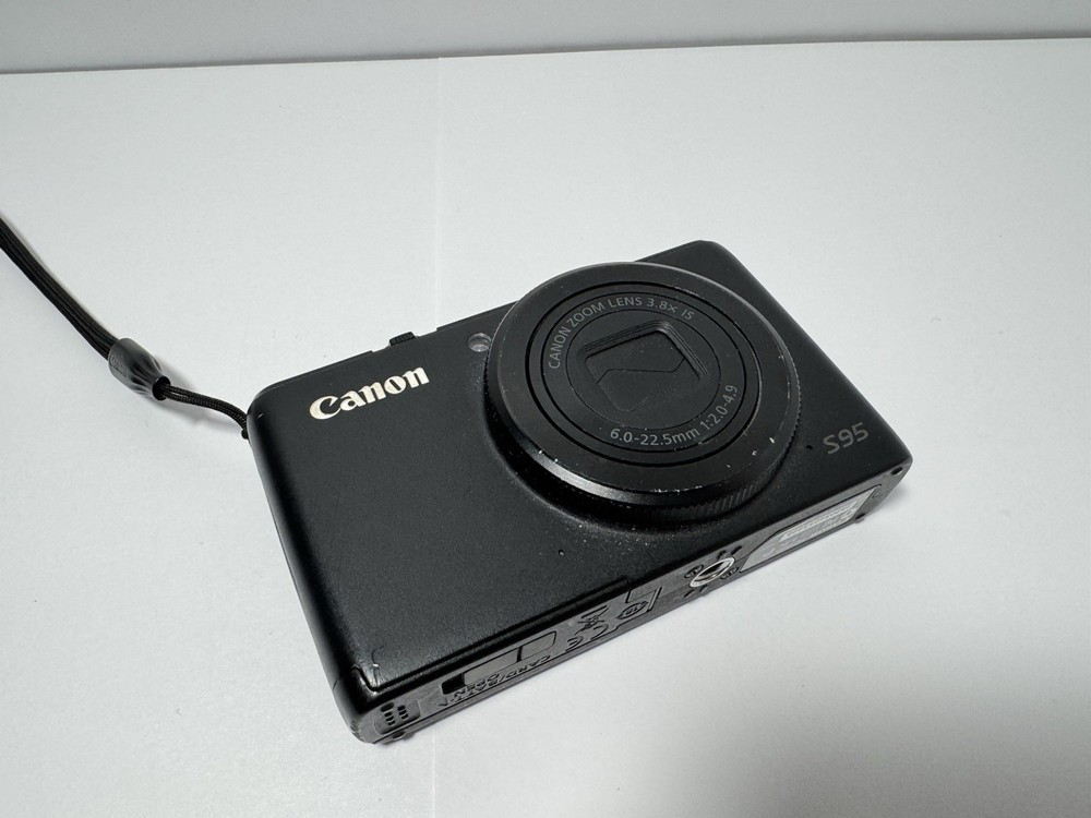Canon PowerShot S95 Digital Camera Black, 10MP, Compact - TESTED