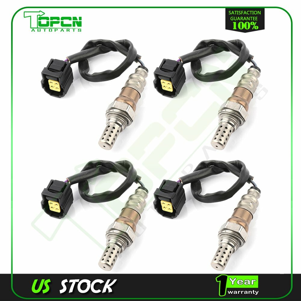4pcs Oxygen O2 02 Sensor for 2011-2013 Chrysler 300 3.6L Upstream Downstream